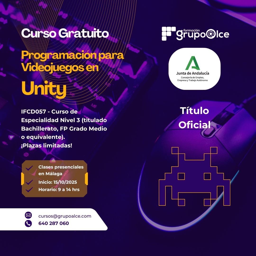 CURSO UNITY GRUPO ALCE OCT 25
